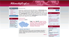 Desktop Screenshot of milenecky-azyl.mileneckyazyl.cz